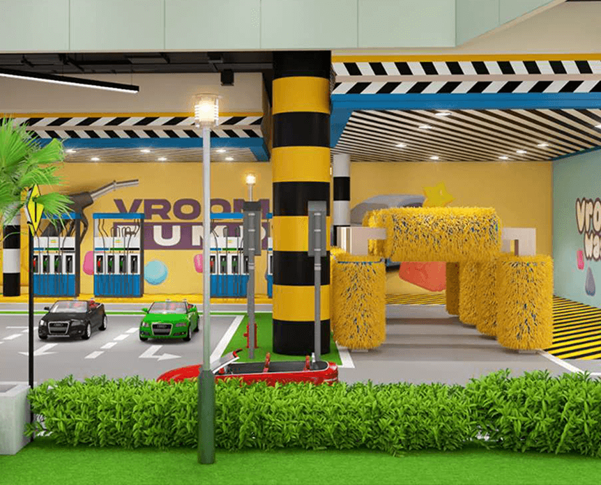VroomTown Driving City playground in Singapore
